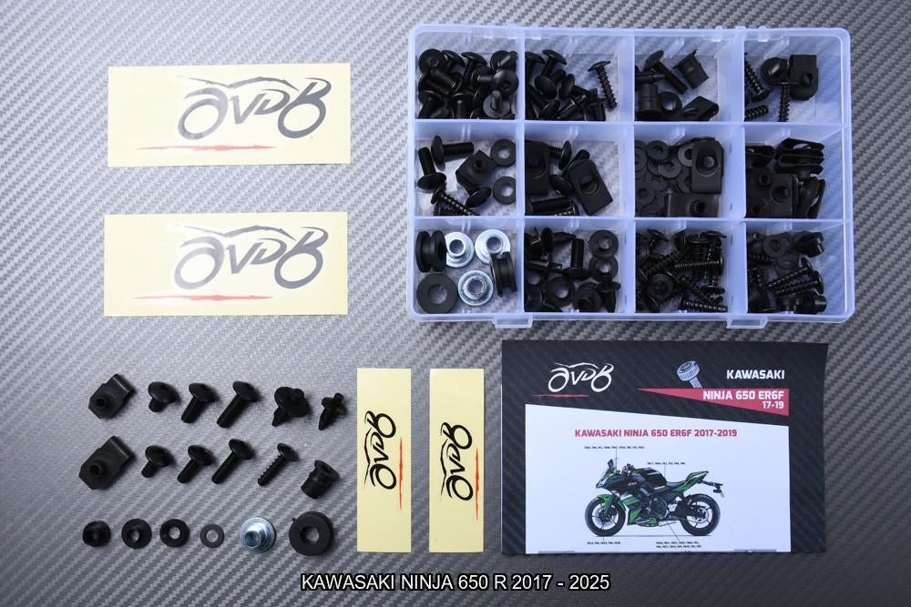 Kit visserie spécifique pour KAWASAKI NINJA 650 R 2017 2025, Enlèvement ou Envoi, Neuf