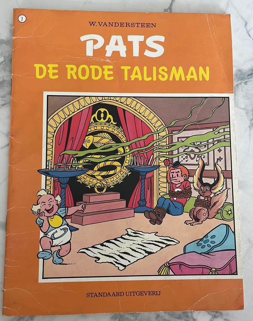 Pats - de rode talisman/ willy vandersteen 1976, Boeken, Stripverhalen, Gelezen, Willy Vandersteen, Eén stripboek, Ophalen of Verzenden