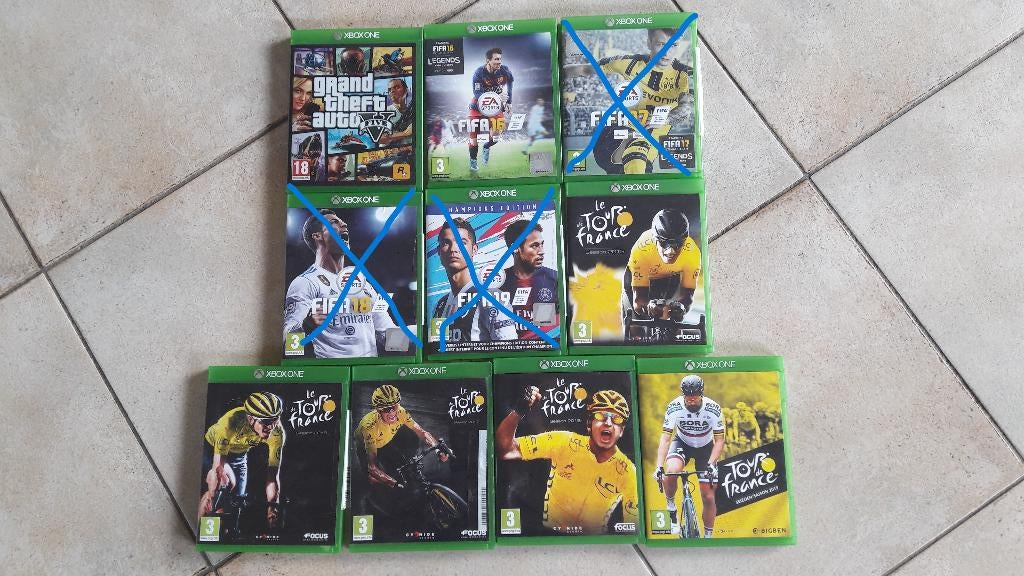 Aantal Xbox one games., Games en Spelcomputers, Ophalen of Verzenden, Zo goed als nieuw, Sport