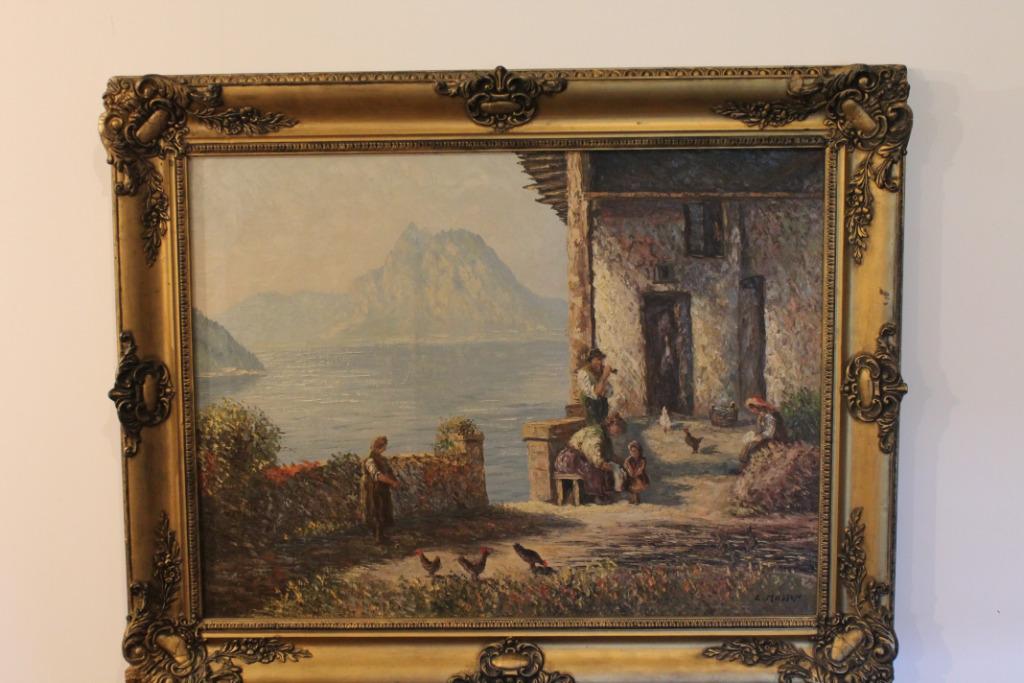 Ernest Masson. Maison rustique sur le lac de Lugano, Enlèvement
