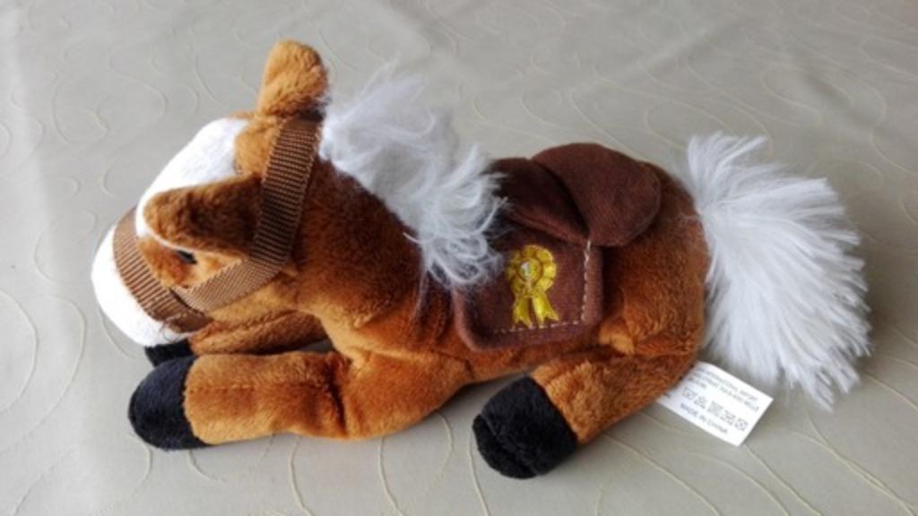 knuffel paard, Ophalen of Verzenden, Zo goed als nieuw, Paard
