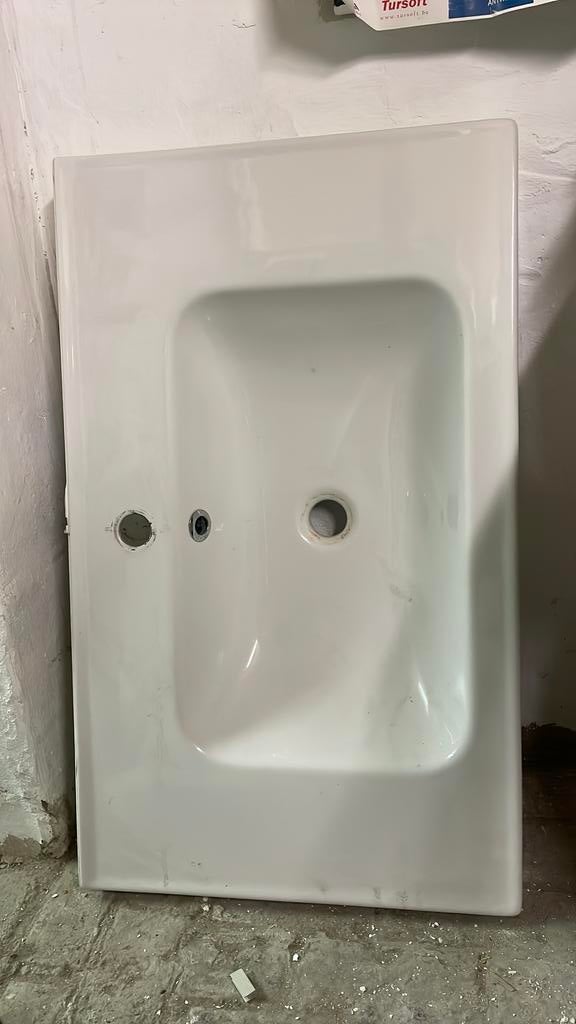 Badkamer keramiek lavabo, Ophalen, Zo goed als nieuw