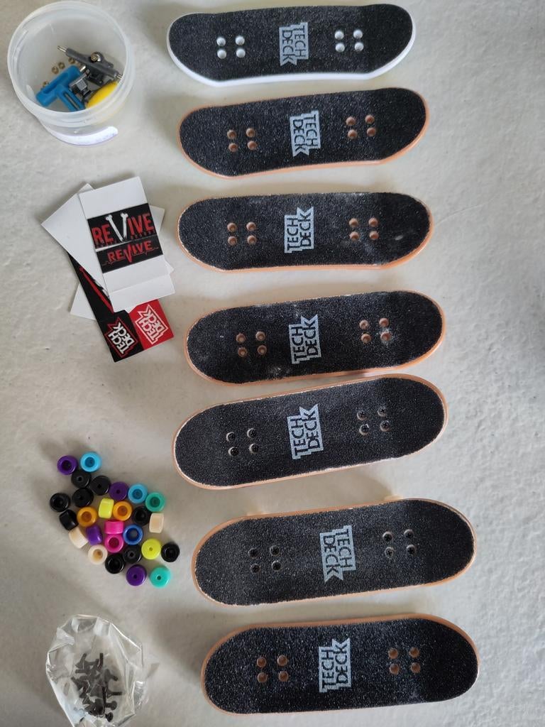 Tech deck, Ophalen