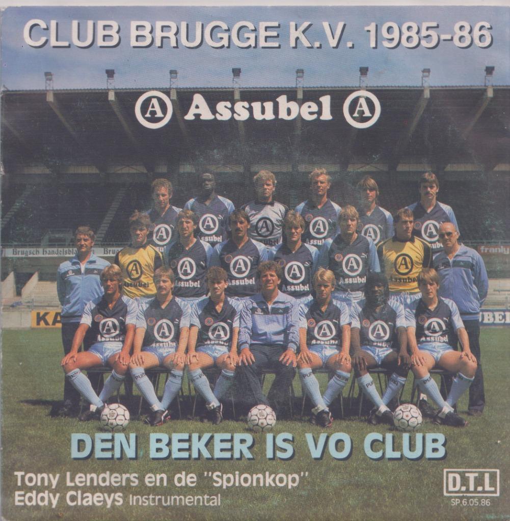 Tony Lenders en de Spionkop – Den beker is vo club - Single, Gebruikt, 7 inch, Single, Ophalen of Verzenden