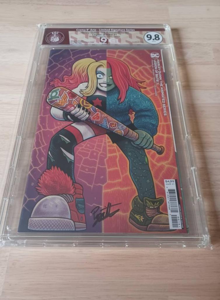 Harley Quinn Legion of Bats graded & signed comic (2022), Neuf, Enlèvement ou Envoi, Comics, Amérique