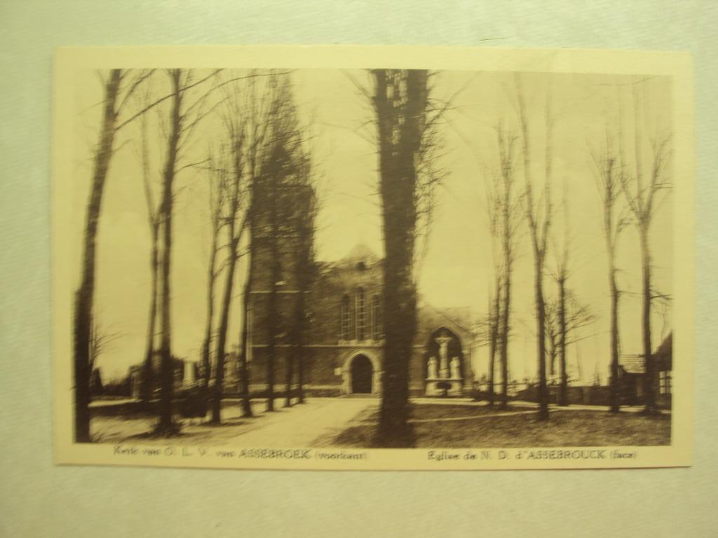 57077 - ASSEBROEK - KERK VAN O.L.VROUW - VOORKANT, Verzamelen, Ophalen of Verzenden