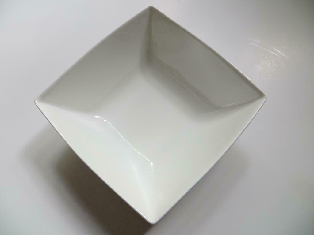 5 bols blancs carrés Q Design / Culinar, Enlèvement ou Envoi, Comme neuf, Autres styles, Assiettes(s)