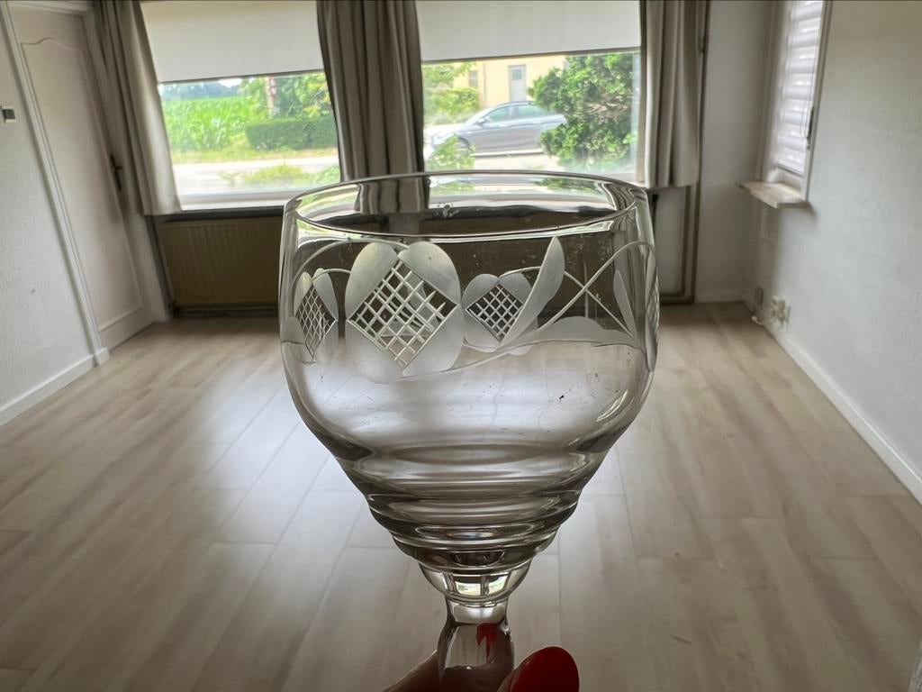 Verres à vin gravés vintage, Enlèvement
