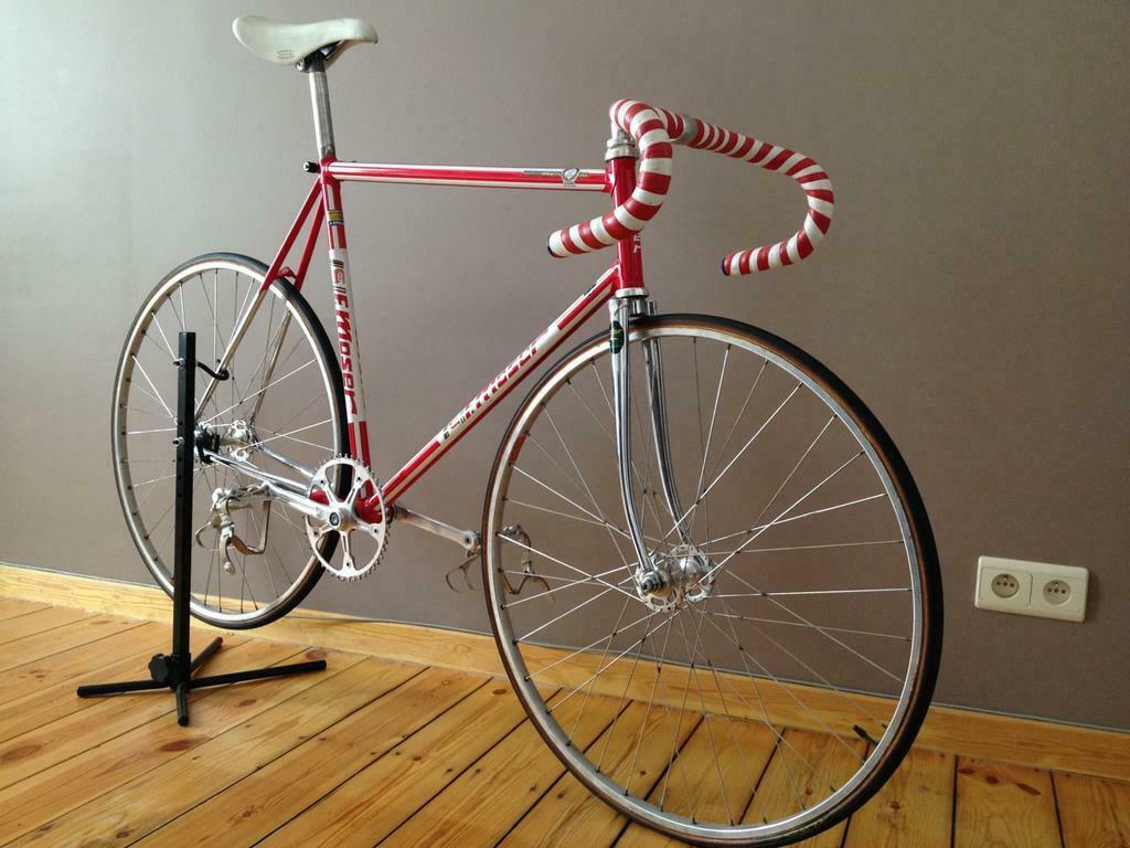 Vélo de piste Moser (pista), Autres marques, Moins de 10 vitesses, Acier, 53 à 57 cm