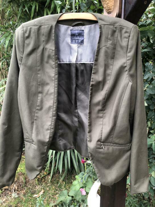 Kaki kleurige blazer, Enlèvement ou Envoi, Taille 38/40 (M)
