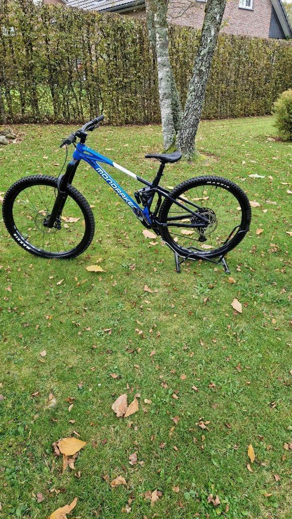 VTT Mondraker Superfoxy carrera blue M", Autres marques, 49 à 53 cm, Comme neuf, Enlèvement