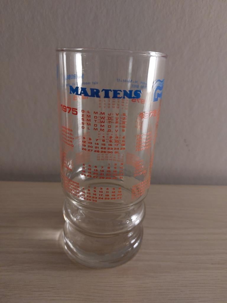 Verzamel glas Martens pils, Ophalen of Verzenden, Nieuw, Bierglas
