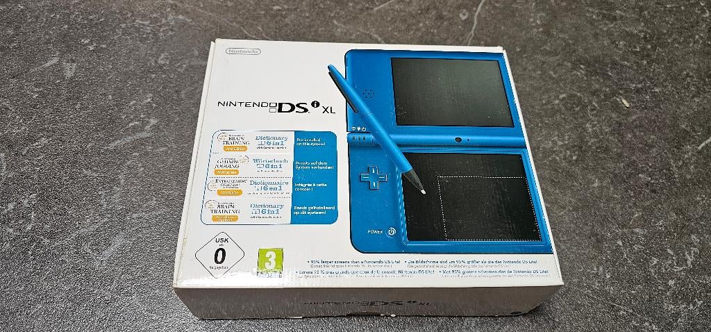 DSi XL bleu en boite, Enlèvement ou Envoi, Utilisé, Bleu, Dsi