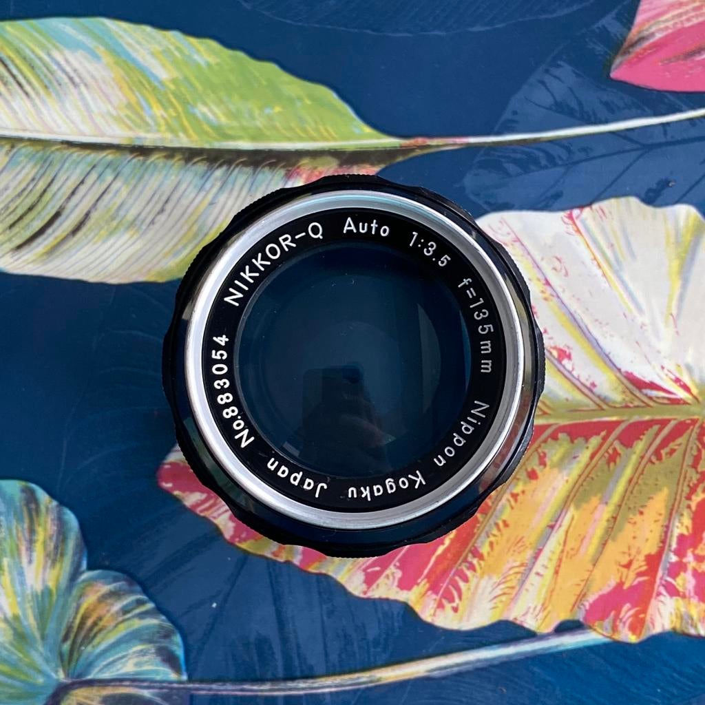 Nikon Nikkor-Q Auto 135mm f3.5 *perfecte staat, Audio, Tv en Foto, Nikon