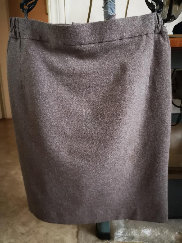 Jupe marron avec élastique sur le côté Xl, Enlèvement ou Envoi, Taille 46/48 (XL) ou plus grande