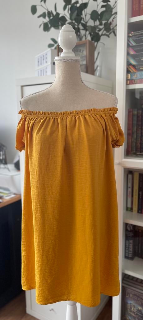 Robe été moutarde Pimkie t.M, Taille 38/40 (M), Jaune, Au-dessus du genou, Pimkie