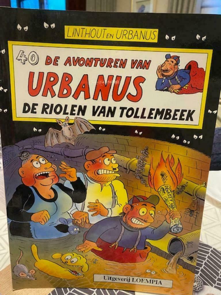 DE AVONTUREN VAN URBANUS...DE RIOLEN VAN TOLLEMBEEK  nr 40, Ophalen, Linthout en Urbanus, Eén stripboek, Zo goed als nieuw