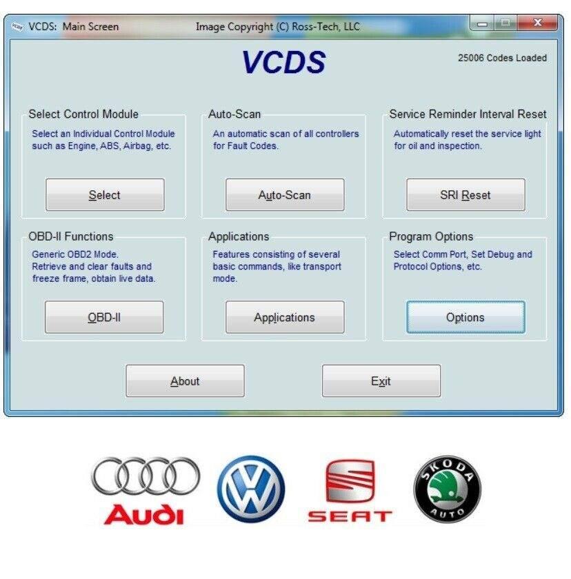 VAGCOM VCDS 25.3 2025 +  HEXv2 USB OBD2 VCI kabel FULL, Ophalen of Verzenden