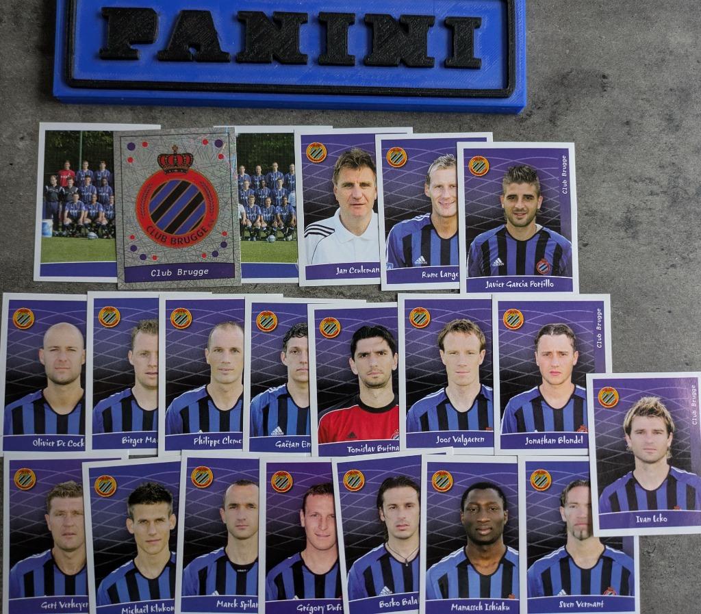 Panini football 2006 CLUB BRUGGE 21X voetbal stickers 2006, Verzenden, Nieuw
