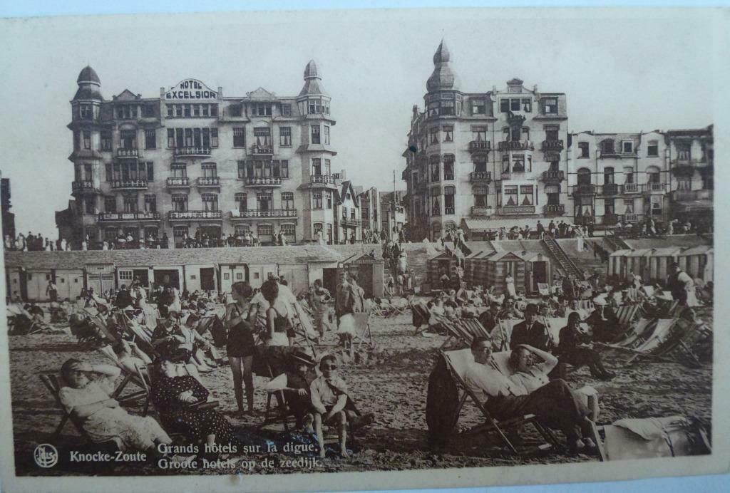 Knokke  - Zoute  Knocke - Zoute Groote hotels op de zeedijk, Collections, Envoi, Affranchie, Flandre Occidentale