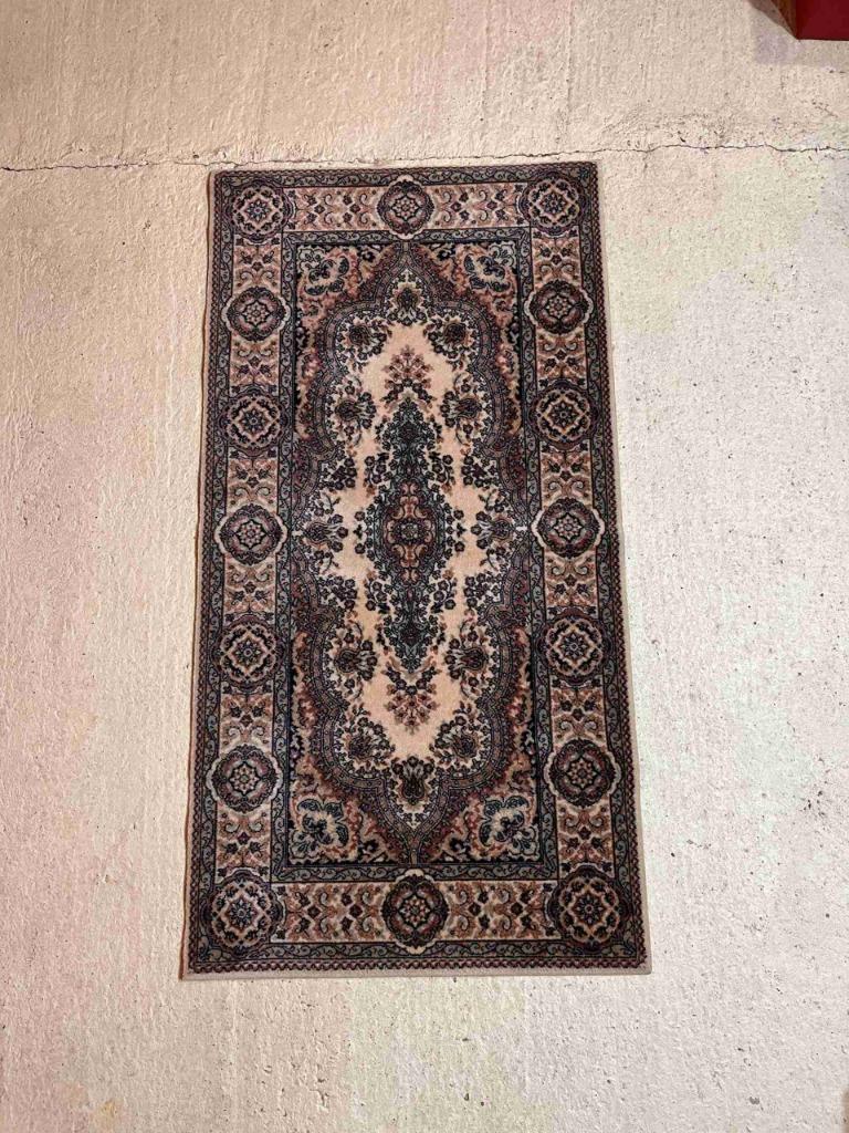 Oosters tapijt ecru bruin blauw 160/82, Ophalen of Verzenden