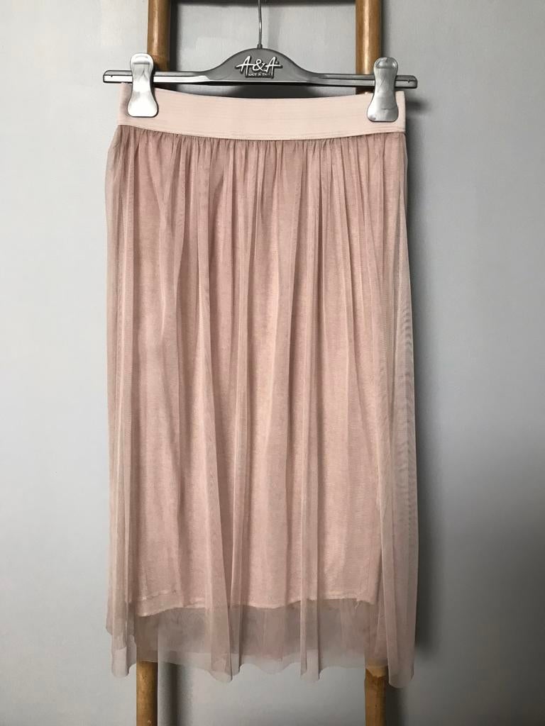 Beige tule rok, één maat