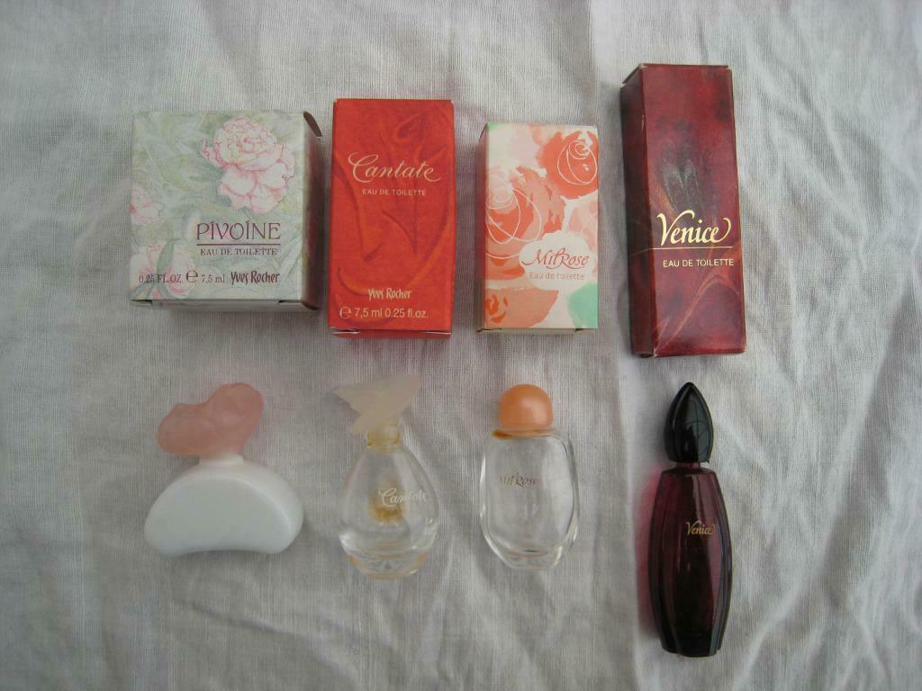 4 flacons parfum Yves Rocher, Envoi, Utilisé