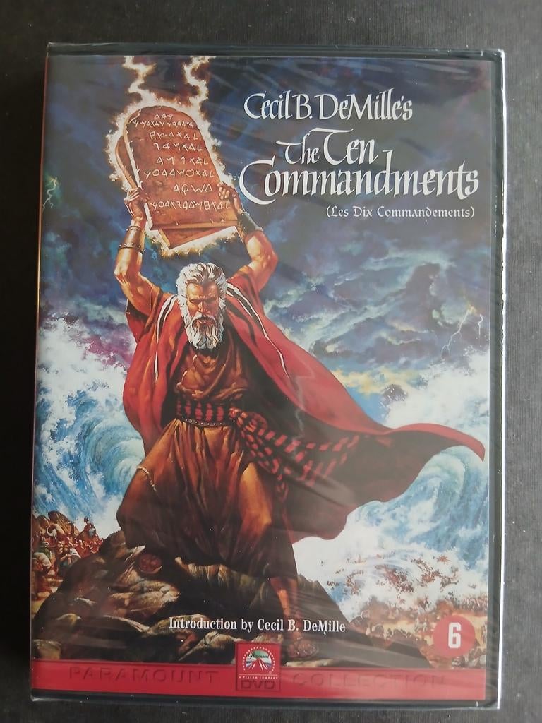 The ten commandments (1956) Charlton Heston (Saled), Cd's en Dvd's, Ophalen of Verzenden, Actie en Avontuur, Nieuw in verpakking