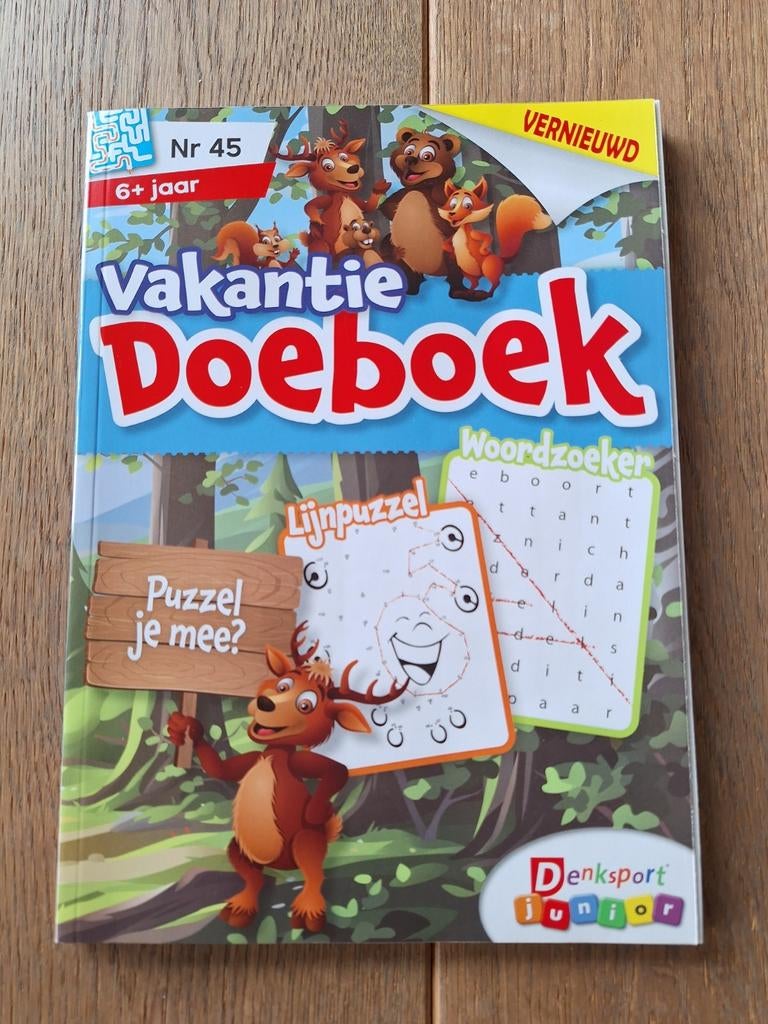 NOUVEAU livre d'activités de vacances de Denksport junior 16, Enlèvement ou Envoi, Neuf, Langue et Lecture