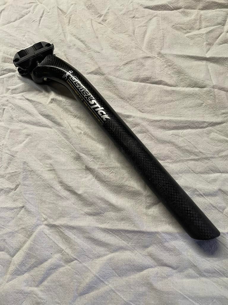 Zadelpen Deda BlackStick carbon, Fietsen en Brommers, Ophalen of Verzenden, Gebruikt, Overige typen