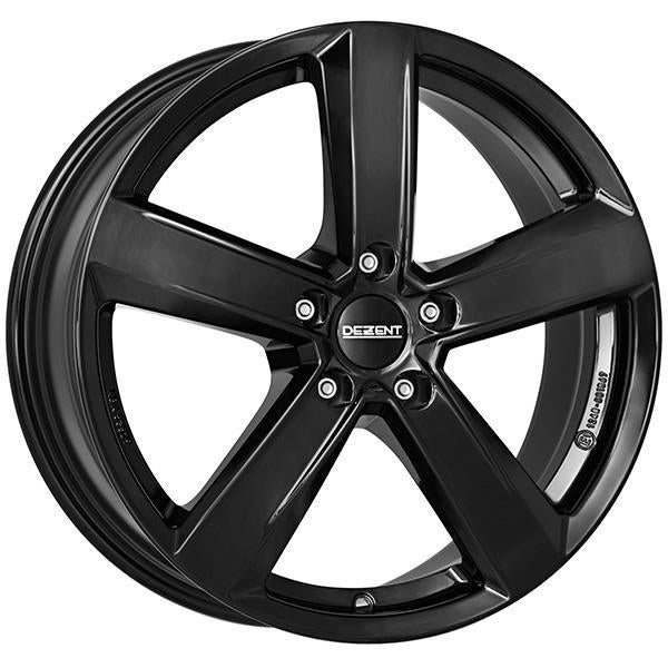 zwarte dezent tu velgen 5x108 et 50, Auto-onderdelen, Banden en Velgen, Banden en Velgen, Zomerbanden, 16 inch, 205 mm, Personenwagen