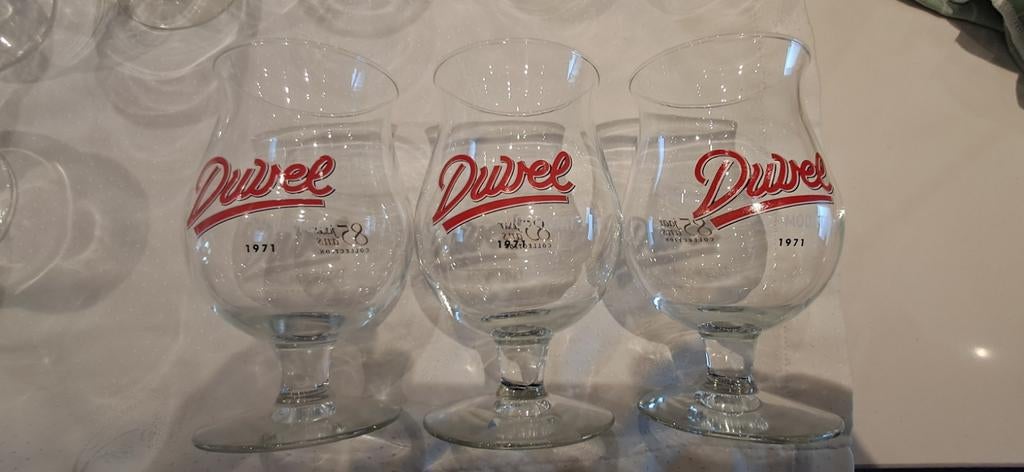 Duvel glazen, Ophalen