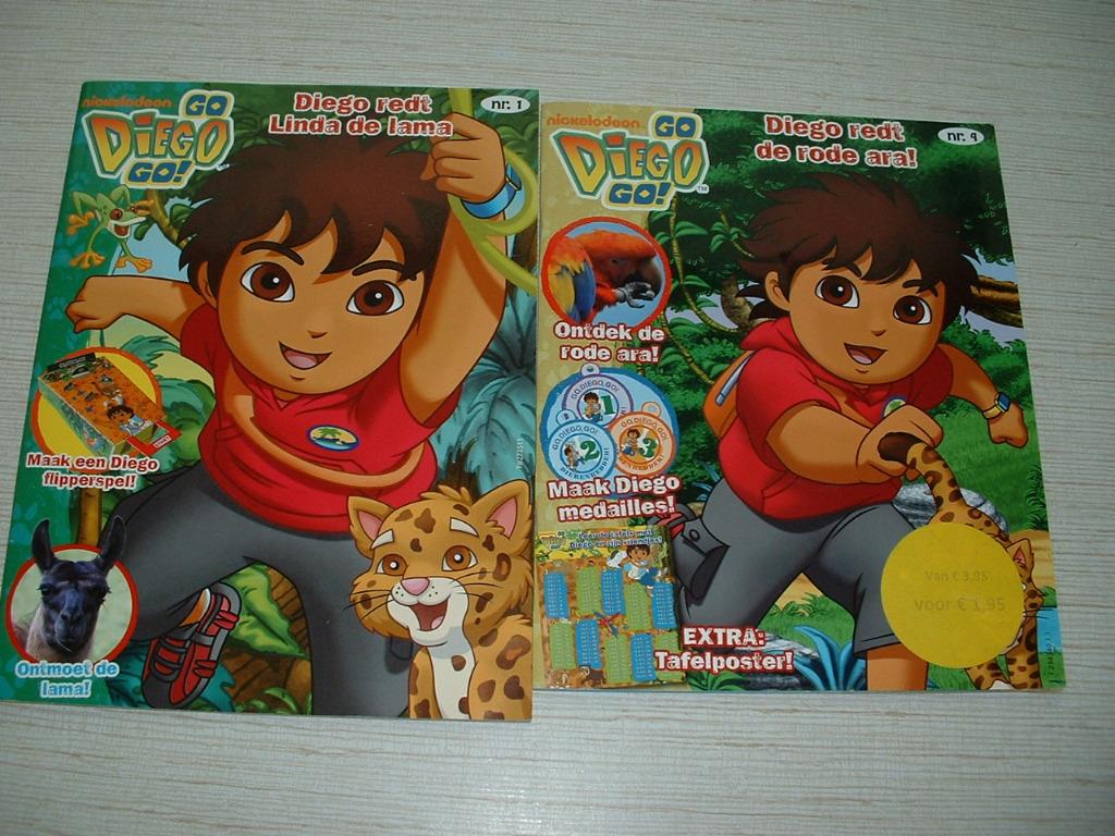 Diego spelletjes en kleurboeken, Ophalen of Verzenden, Zo goed als nieuw