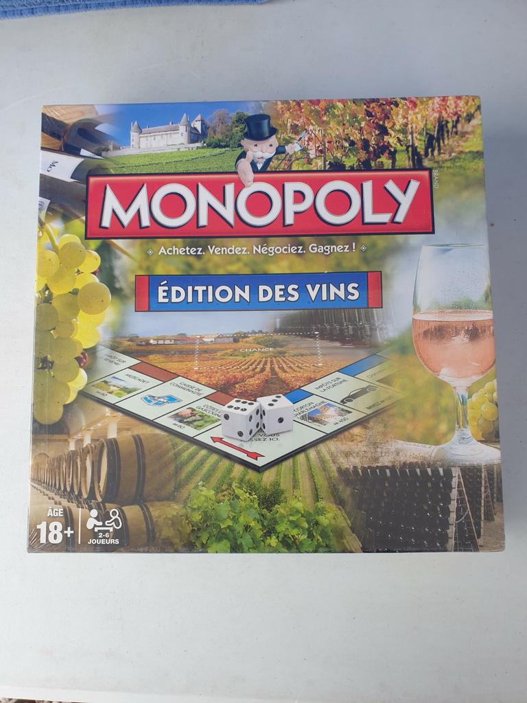 Monopoly des vins sous blister, Enlèvement ou Envoi, Neuf