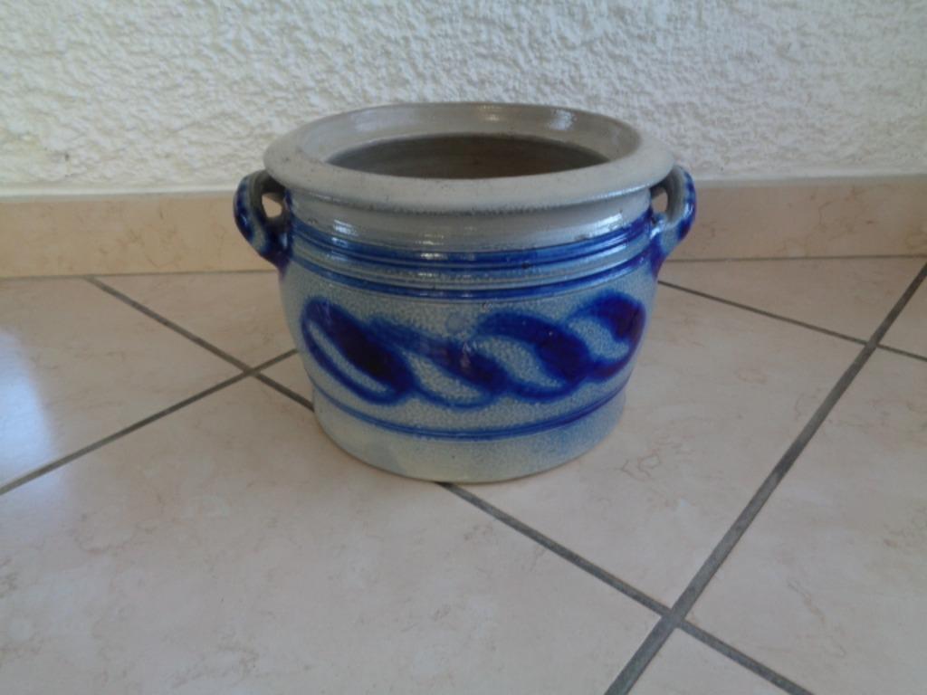 Pot en grès "ALSACE" bleu/gris. N 3, Antiquités & Art, Antiquités | Céramique & Poterie, Enlèvement ou Envoi