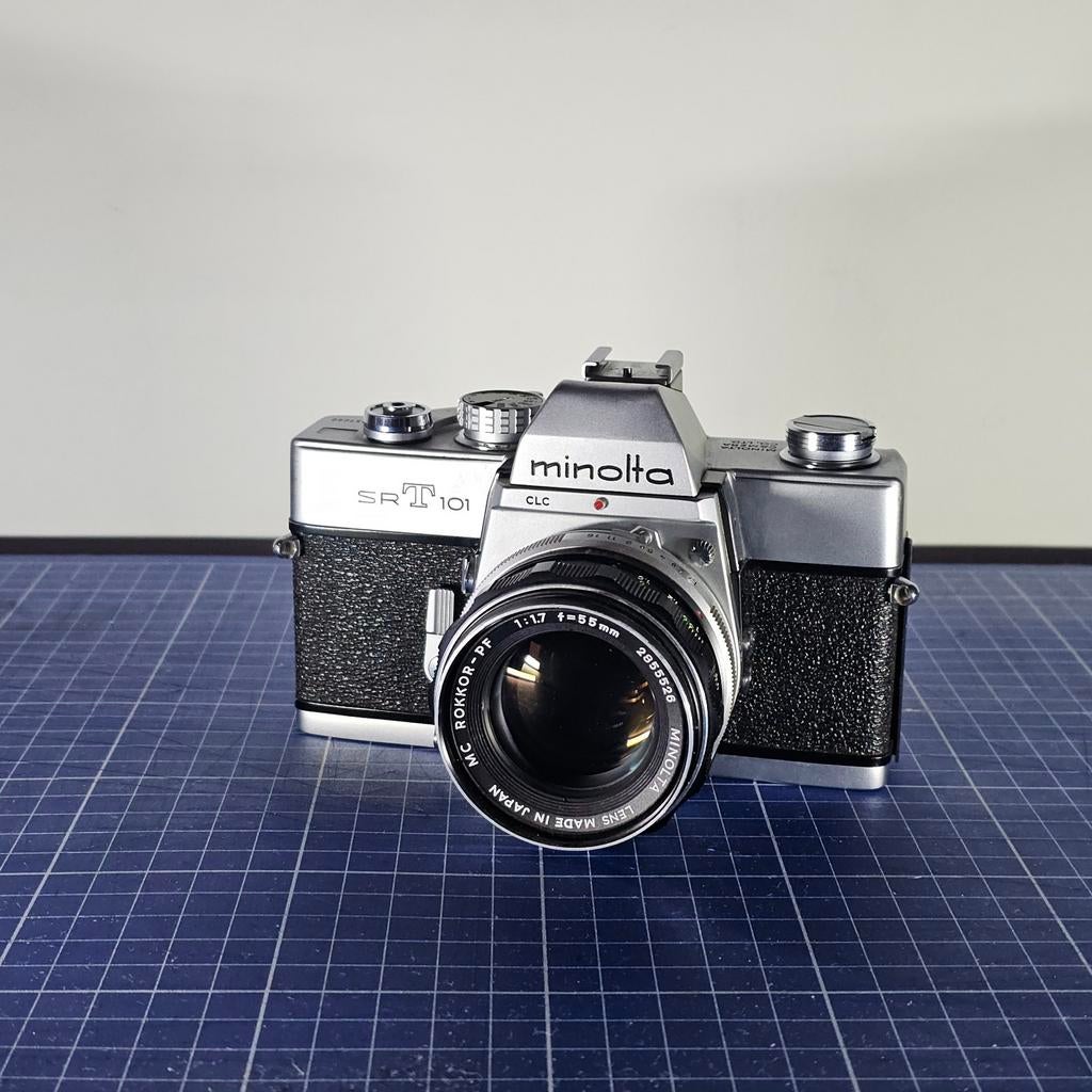 Caméra Minolta SRT101, Enlèvement ou Envoi, Utilisé, Compact, Minolta