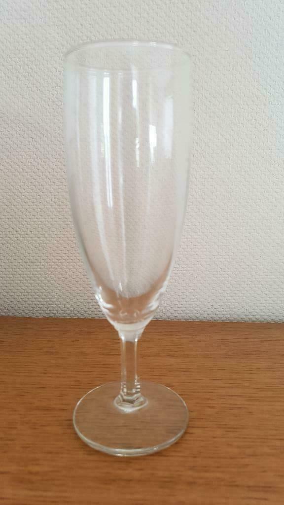 7 champagne glazen, Enlèvement ou Envoi, Comme neuf, Autres types