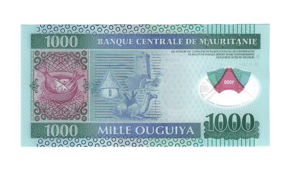 Mauritanië, 1000 Ouguiya 28/11/2014, UNC., Timbres & Monnaies, Billets de banque | Afrique, Enlèvement ou Envoi, Autres pays, Billets en vrac