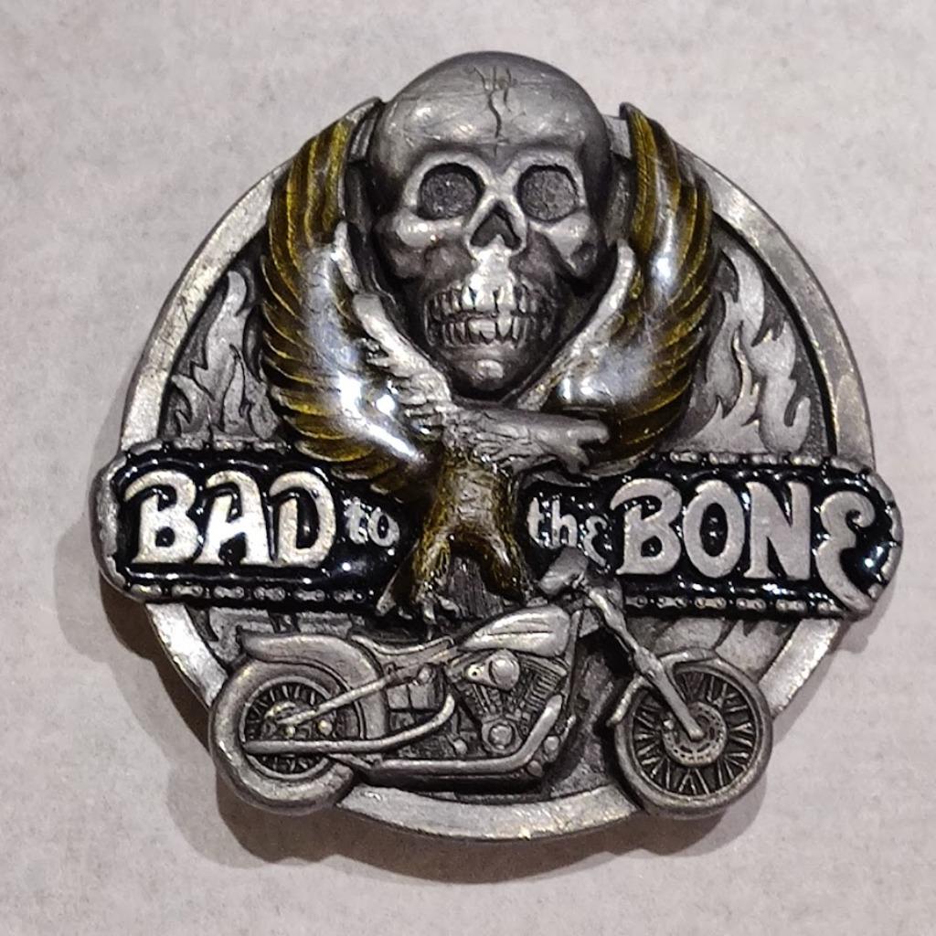 gesp Buckle Bad to the Bone USA oregon live to ride-ride tot, Ophalen of Verzenden