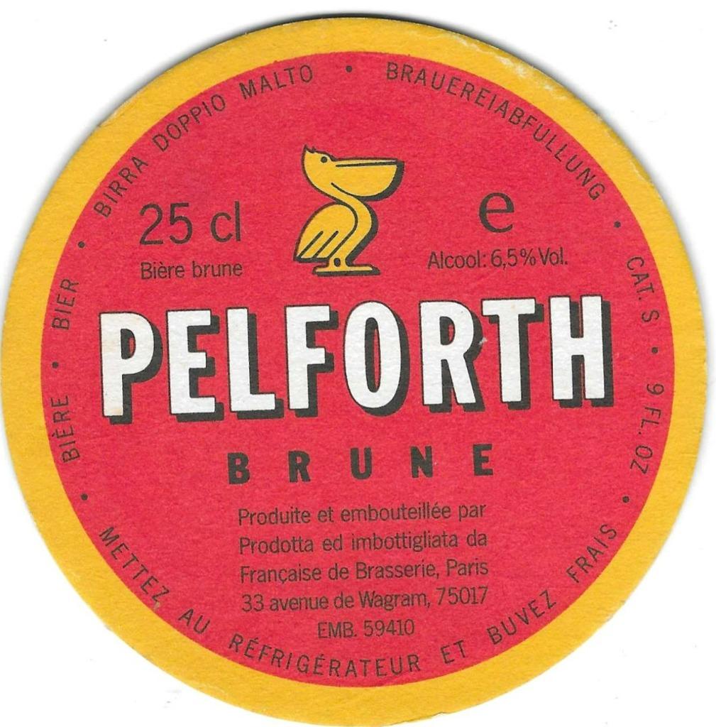 bierviltje 1st Pelforth, Verzamelen, Verzenden