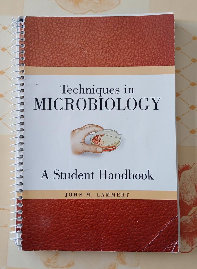 Jhon M. Lammert - Techniques in microbiology, Boeken, Ophalen of Verzenden, Gelezen, Engels