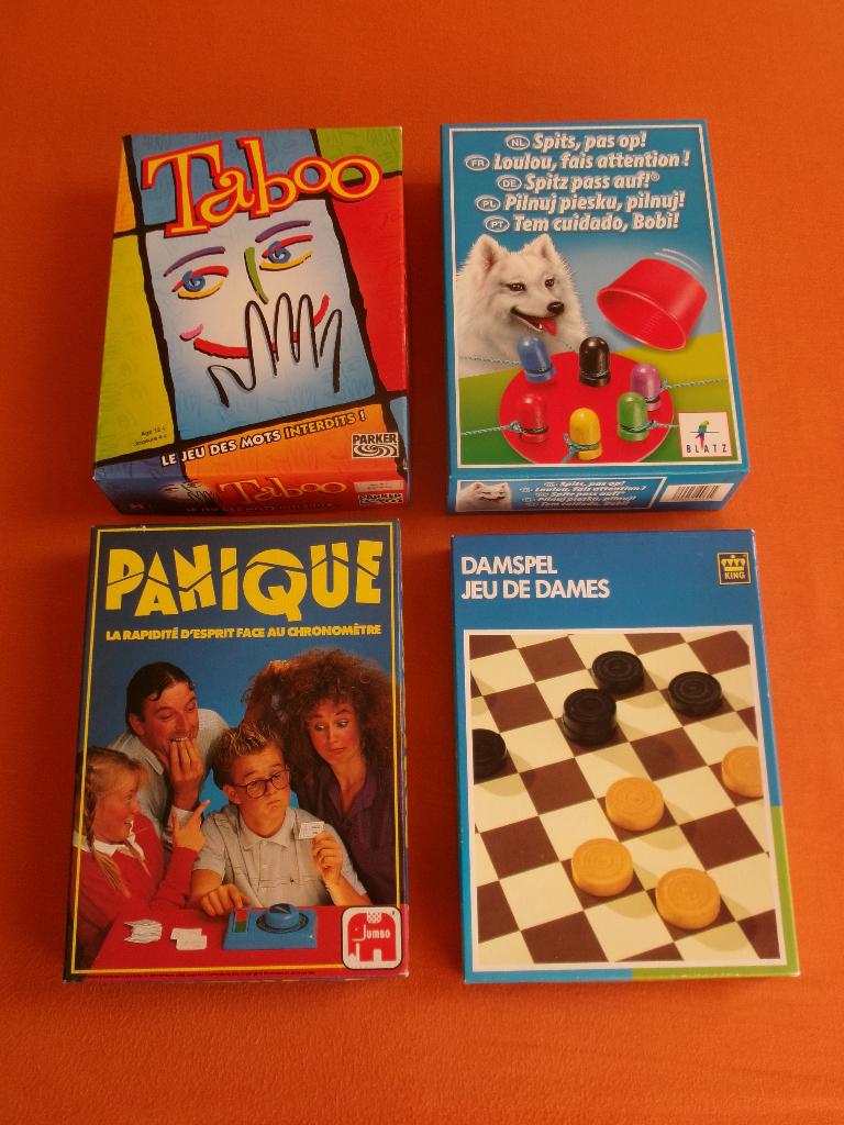 LOT DE 4 JEUX DE SOCIETES, Hobby & Loisirs créatifs, Trois ou quatre joueurs, Enlèvement, Utilisé