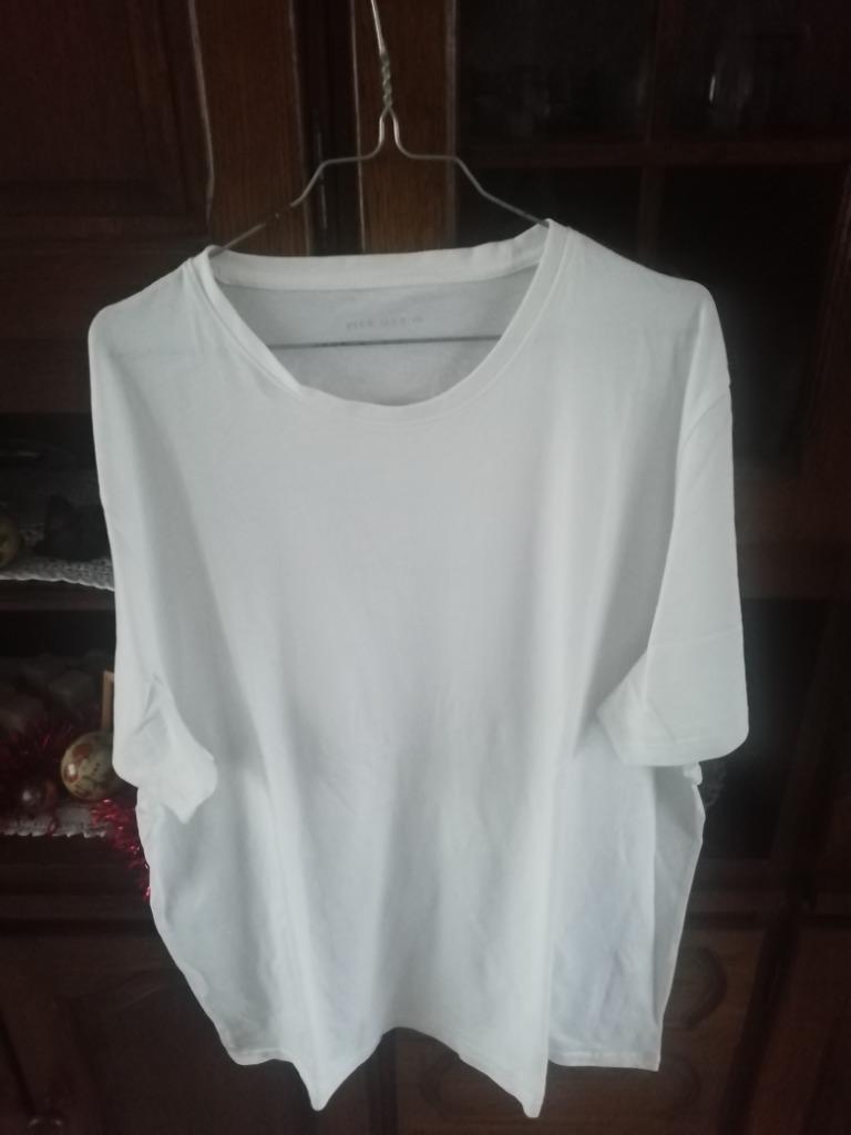 t-shirt met korte mouwen mannen, Wit, Ophalen of Verzenden, Zo goed als nieuw, Overige maten
