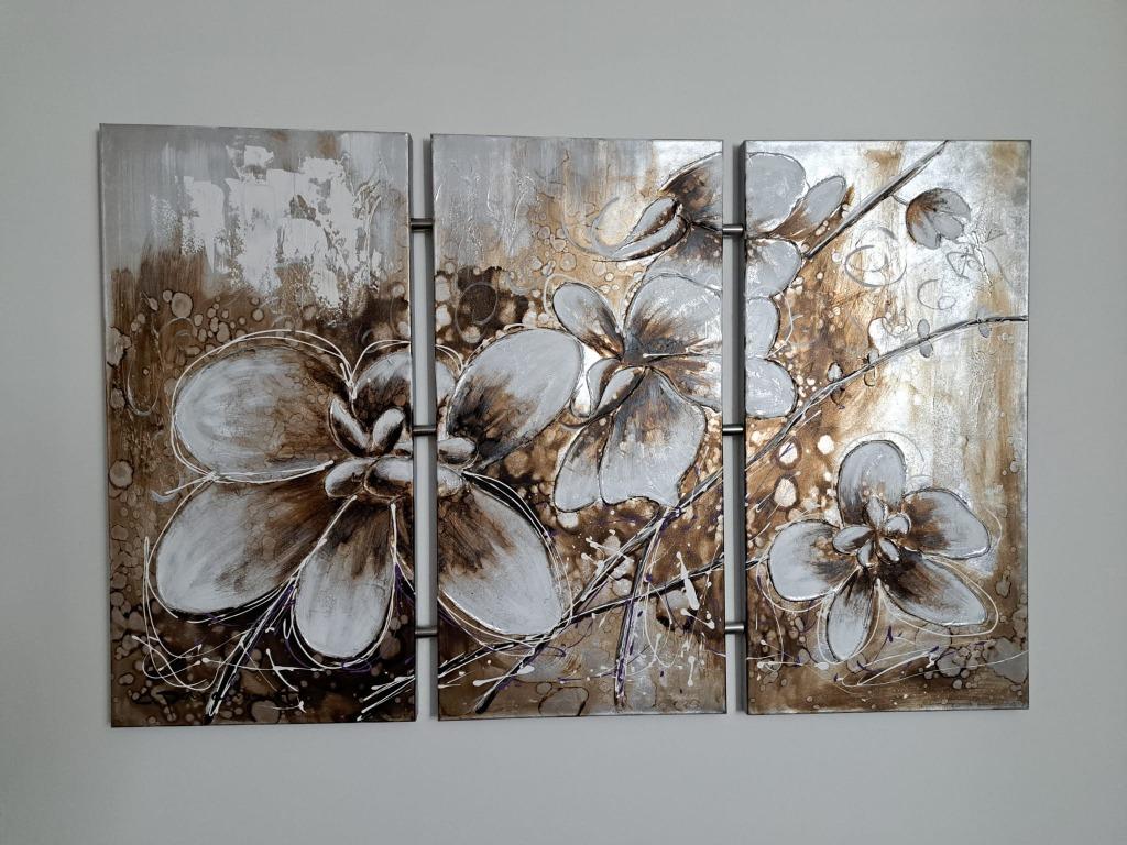 Drie-luik Schilderij Paramoutt L, Ophalen