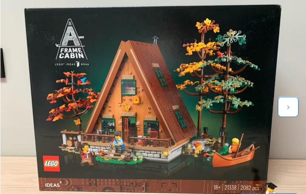 Cabane forestière à cadre en A LEGO 21338 Ideas, Enlèvement, Neuf, Ensemble complet, Lego