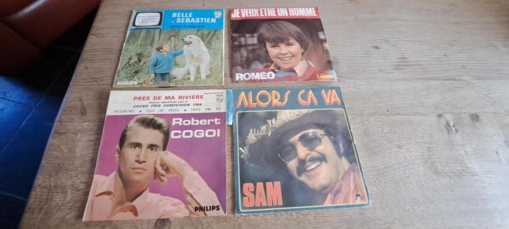 Disques 45 tours :Chansons françaises (vintage), Enlèvement ou Envoi