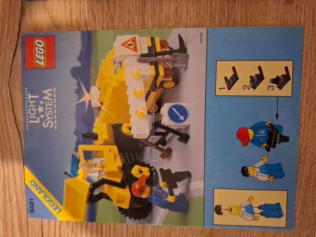 Lego : bouwinstructie set 6481, Verzenden, Zo goed als nieuw, Lego