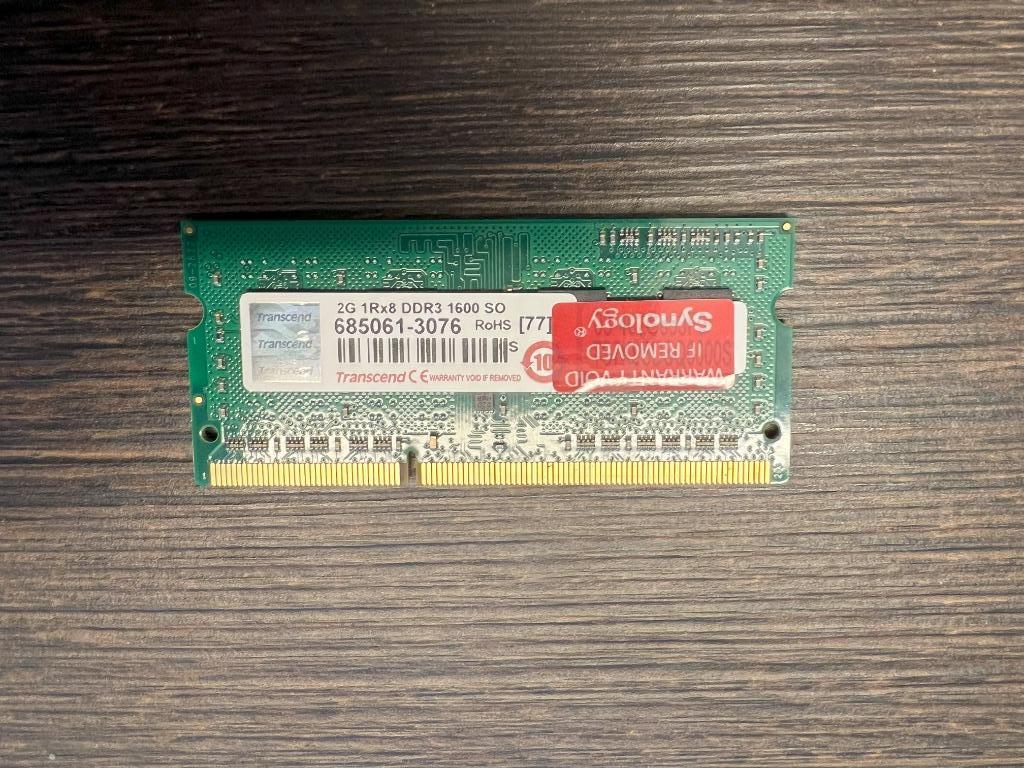 2 GB RAM ORIGINEEL Synology DDR3-1600, Enlèvement, Comme neuf
