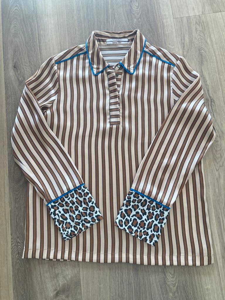 Scotch & Soda blouse, Kleding | Dames, Beige, Scotch & Soda, Ophalen of Verzenden, Zo goed als nieuw