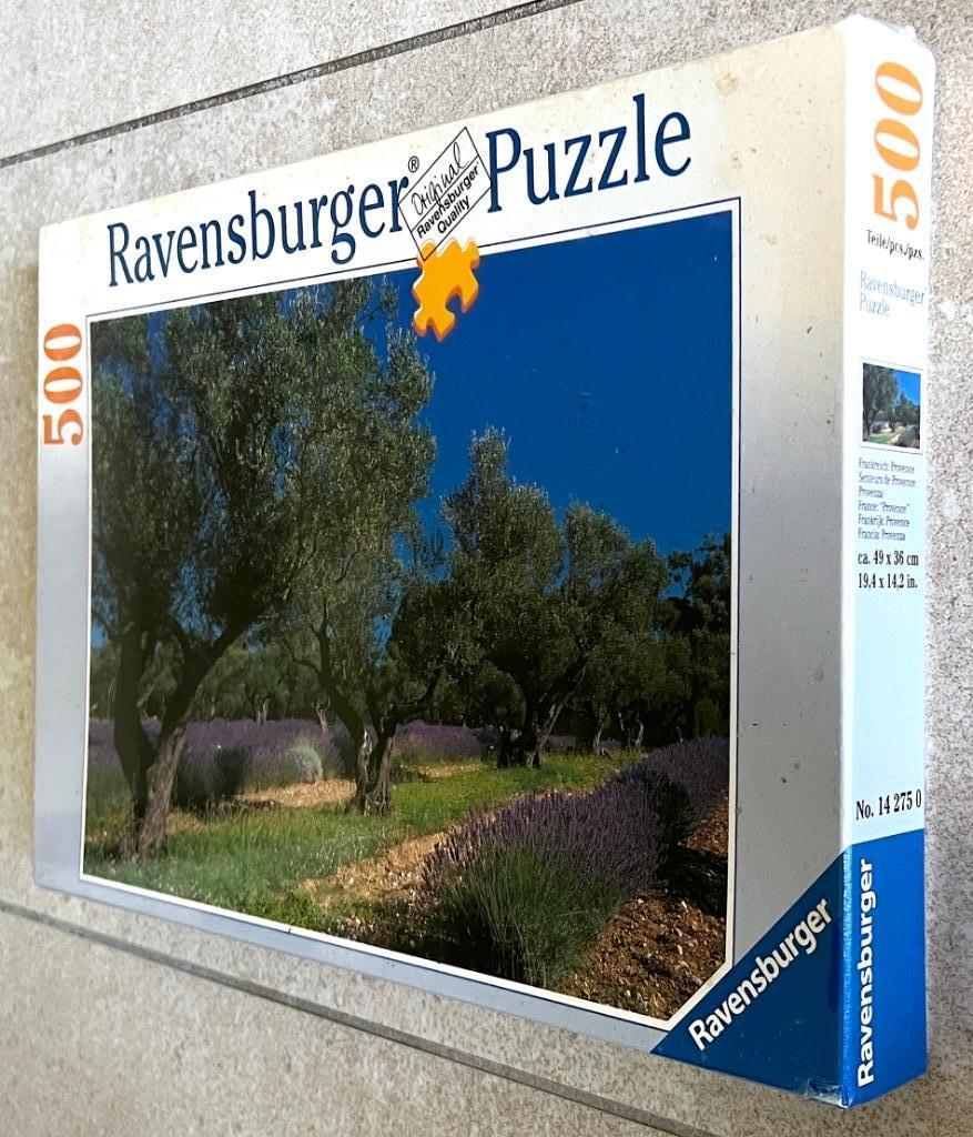 Puzzel "RAVENSBURGER” 500 P / Scents Provence // Num14275 0, Hobby en Vrije tijd, Ophalen of Verzenden, 500 t/m 1500 stukjes, Nieuw